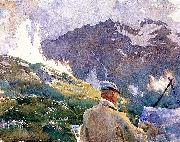 Artist in the Simplon John Singer Sargent